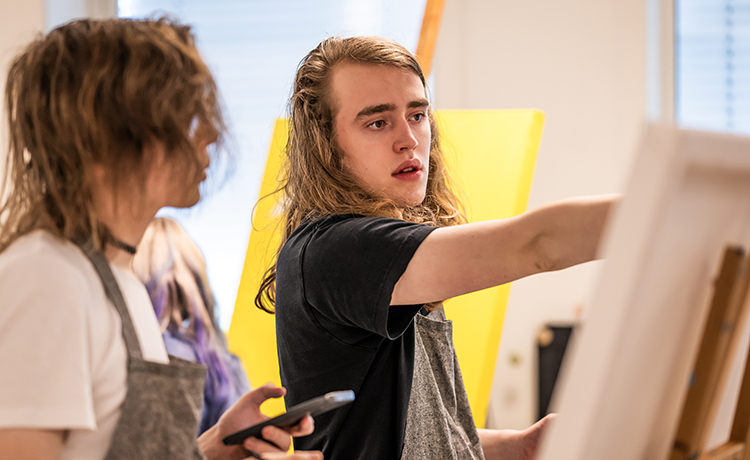 kunst studenter Sandefjord folkehøyskole