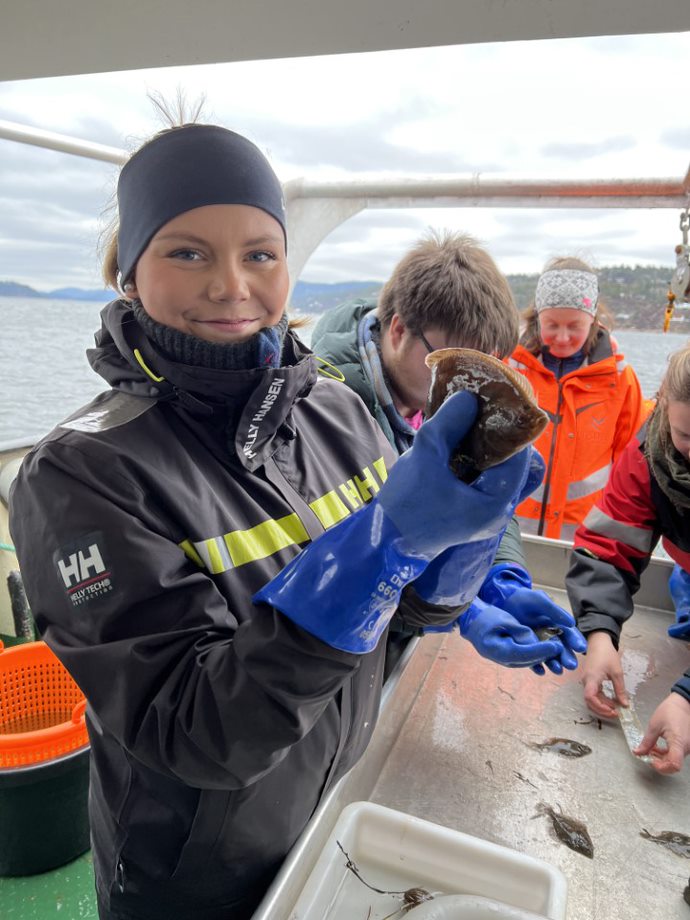 Bua på tokt, her ved Malin.