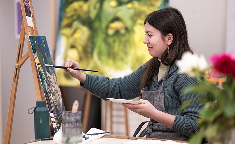 kunst studenter Sandefjord folkehøyskole