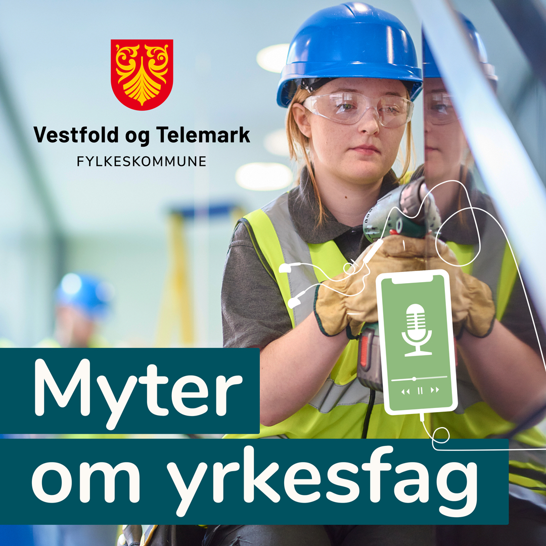 Fylkeskommunen ønsker at flere velger yrkesfag, og vil avlive myter knyttet til yrkesfag i en ny podkast.