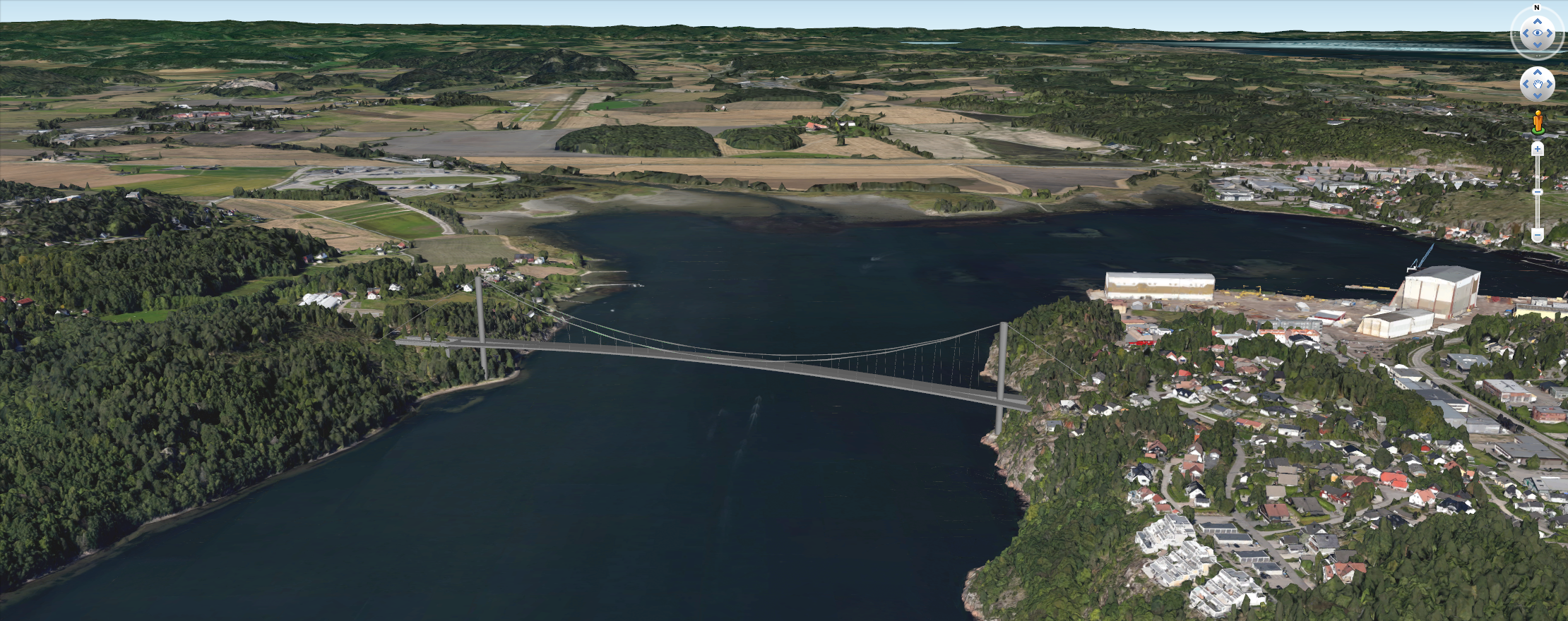 Illustrasjon fra 2018 som viser hvordan brua kan bli