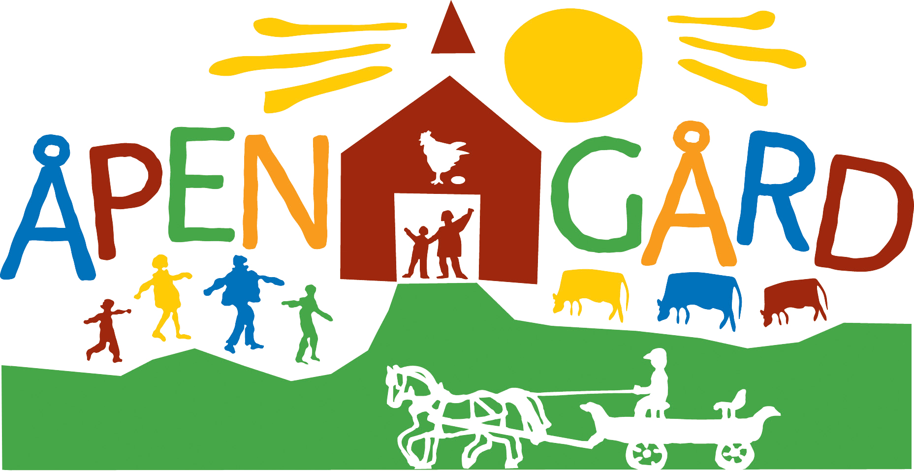 Logoen til Åpen gård