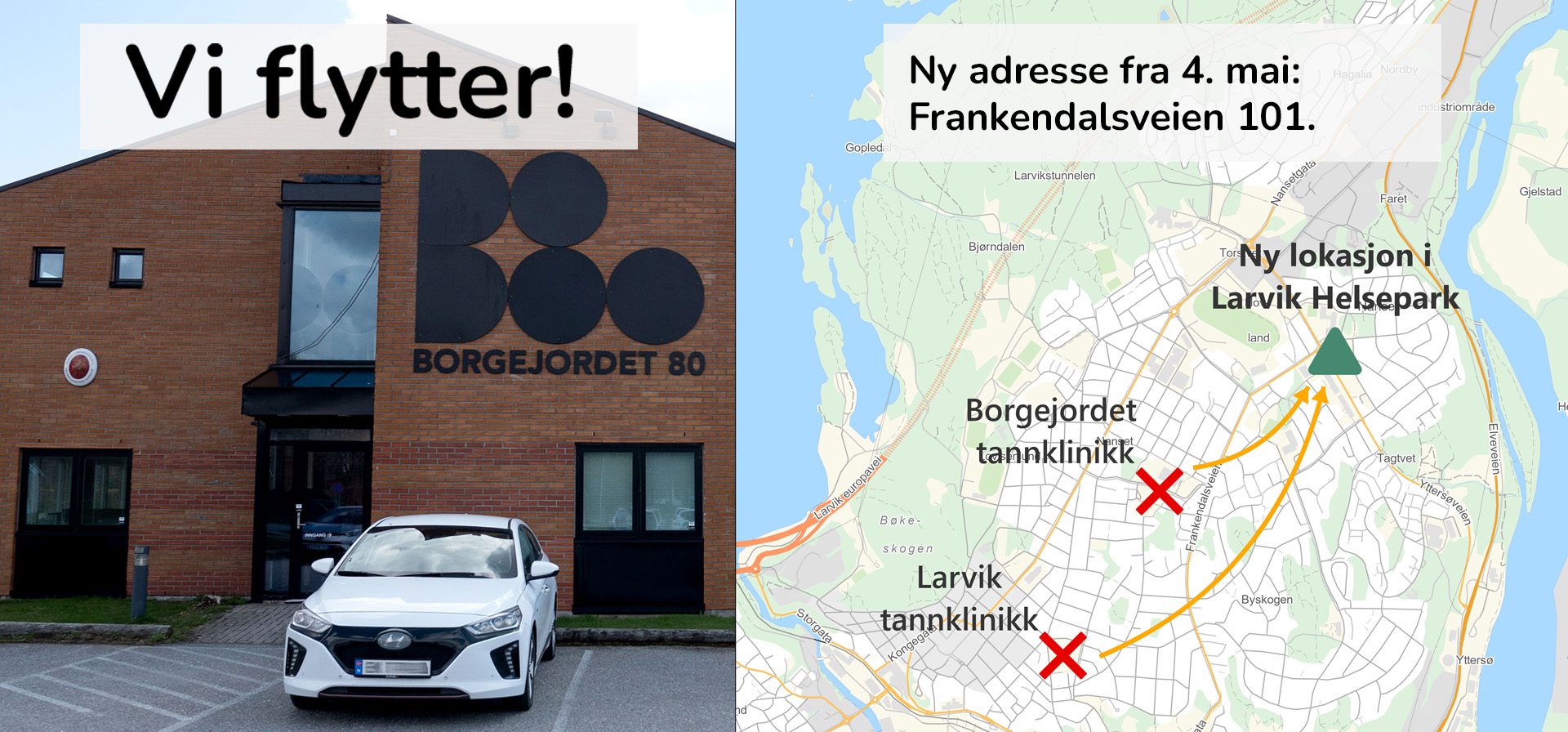 Borgejordet tannklinikk. Foto: Eva Susanne Drugg