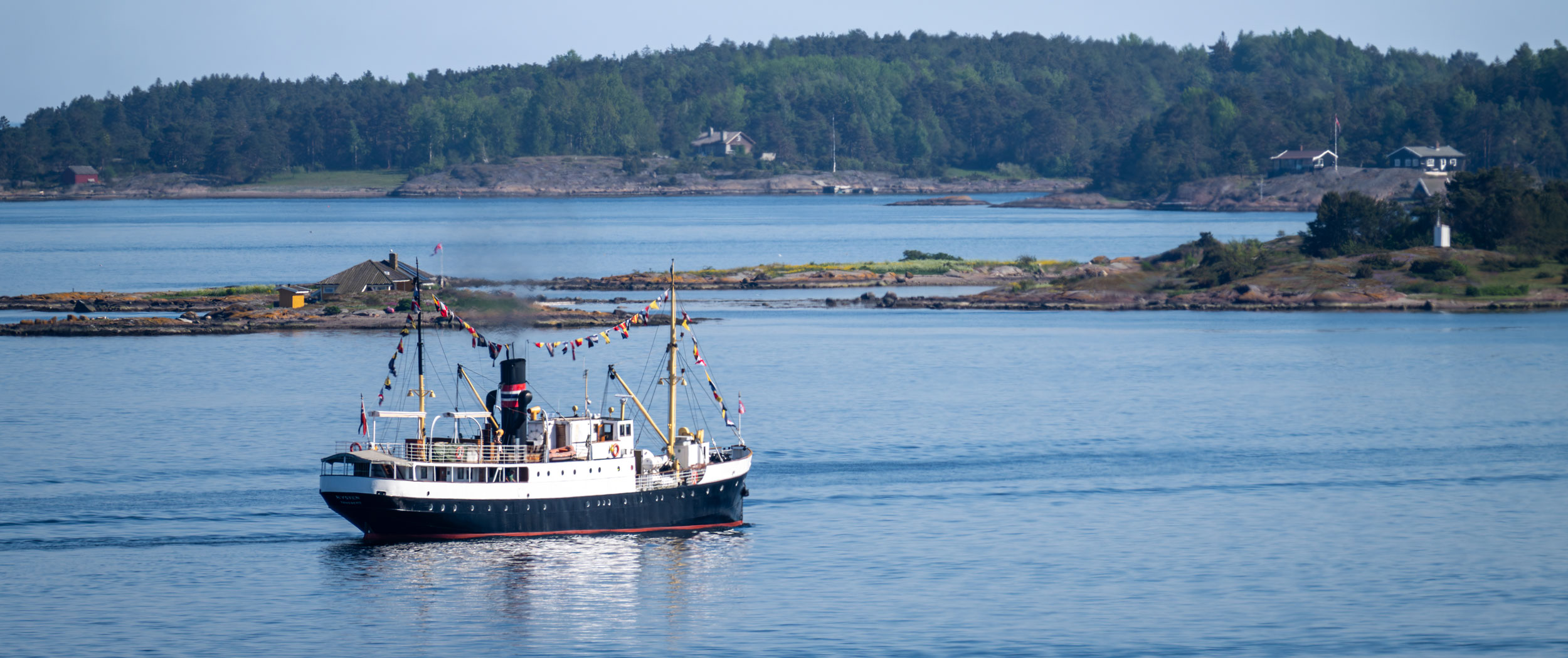Dampbåt i Oslofjorden