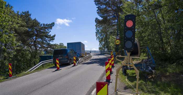 Illustrasjonsfoto trafikkmeldinger. Lysregulering Røssesund bru.