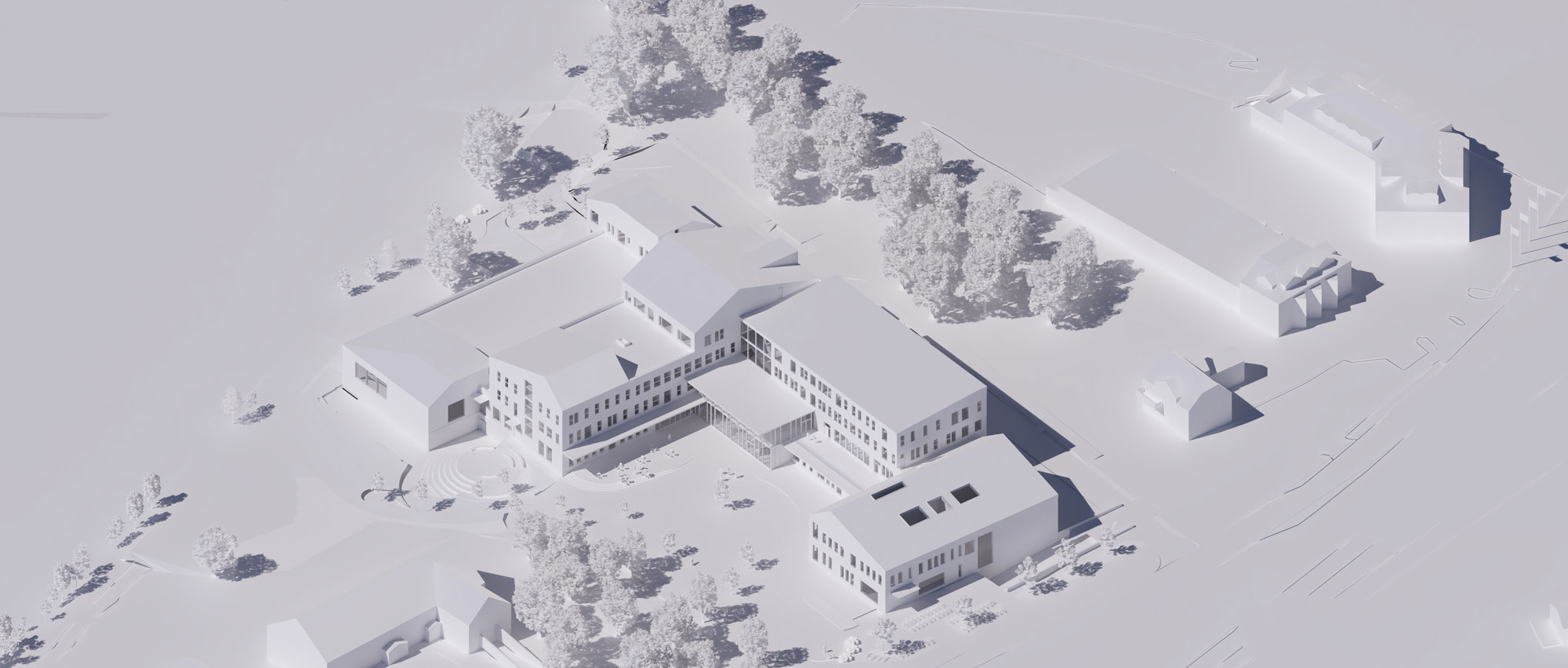 Skissetegning av bygg