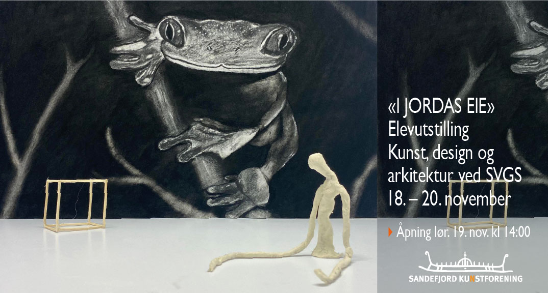 Invitasjon til elevutstillingen "I jordas eie" 18. - 20. november