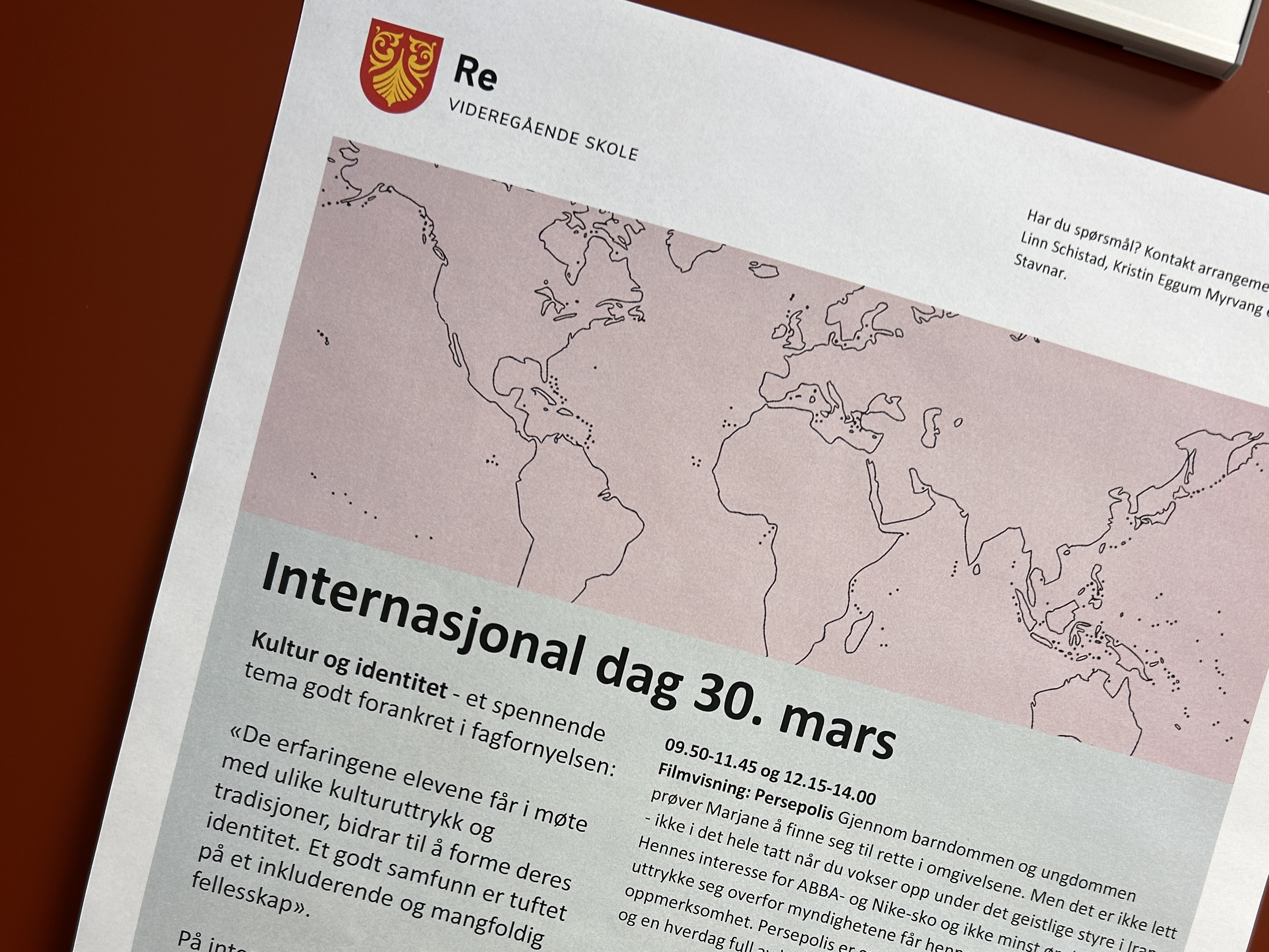 Illustrasjonsbilde av plakaten for internasjonal dag